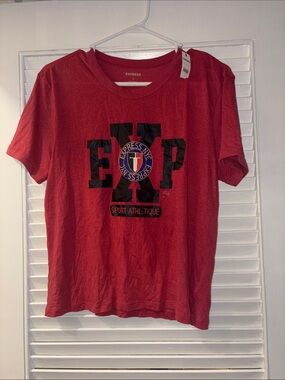 Trendy Brand New Express Red Graphic T-Shirt🔥